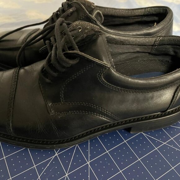 hunters bay leather collation man 7 1/2 dress shoes - Picture 2 of 6